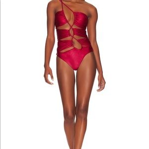 Waverly One Piece in Ruby DEVON WINDSOR